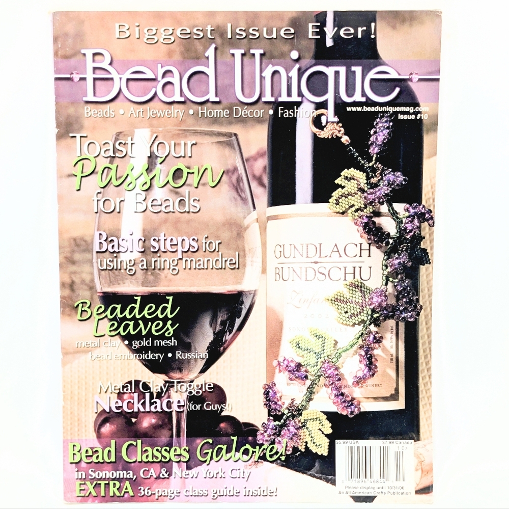 Bead Unique – Issue 10 | Fall 2006 Jewelry Techniques Magazine